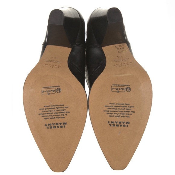 ISABEL MARANT Darizo Mid-Heel Ankle Boots Size 41 - Picture 15 of 16